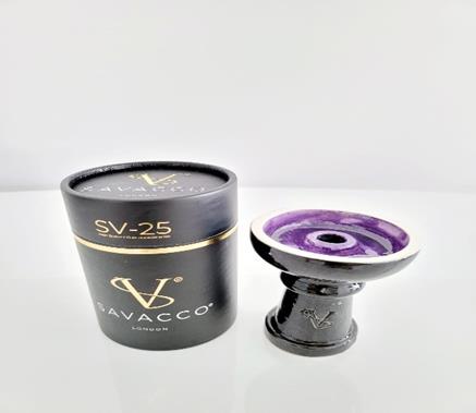 Cazoleta Savacco London SV-25 - Negro y morado
