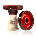 OverDozz Premium Phunnel Bowl G1 (compatible con Starbuzz Nar) - Arcilla roja sobre blanca