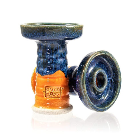 OverDozz Premium Phunnel Bowl G2-W Blanco Clay - Naranja /azul