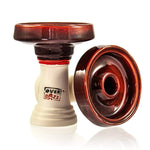 OverDozz Premium Phunnel Bowl G1 (compatible con Starbuzz Nar) - Borgoña sobre arcilla blanca