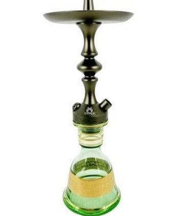 Zahrah Genie Mini Hookah - Gris / oliva