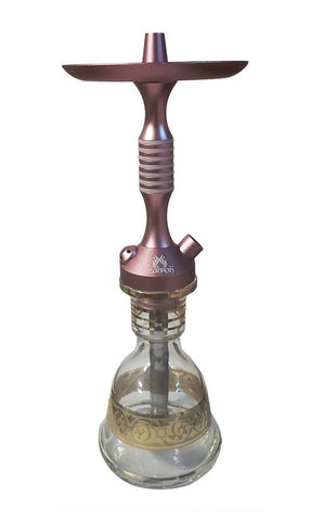 Zahrah Ringer Mini Hookah - Rosa / Oro